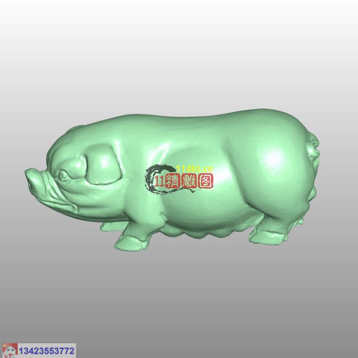 猪雌AI三维3D设计图