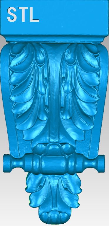 191建材洋花扫描原文件格式STL