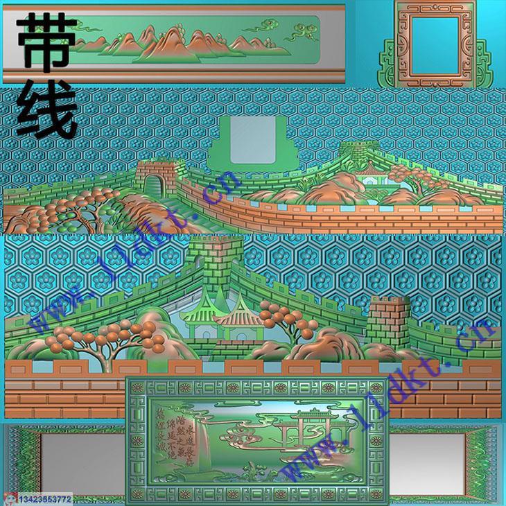 长城 自动发货网寿盒精雕图大全骨灰盒图库