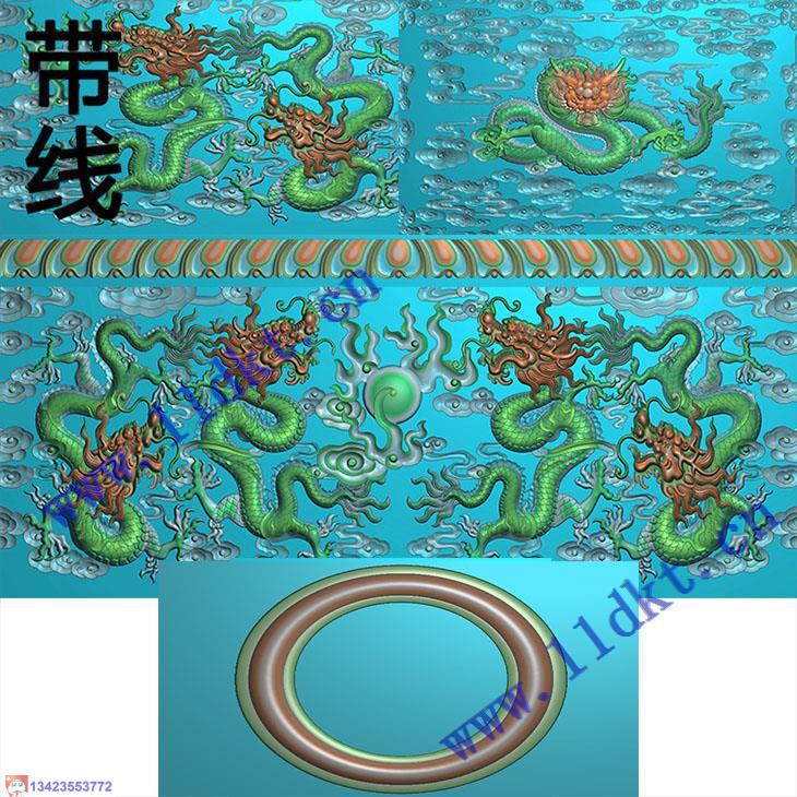真龙 自动发货网寿盒精雕图大全骨灰盒图库