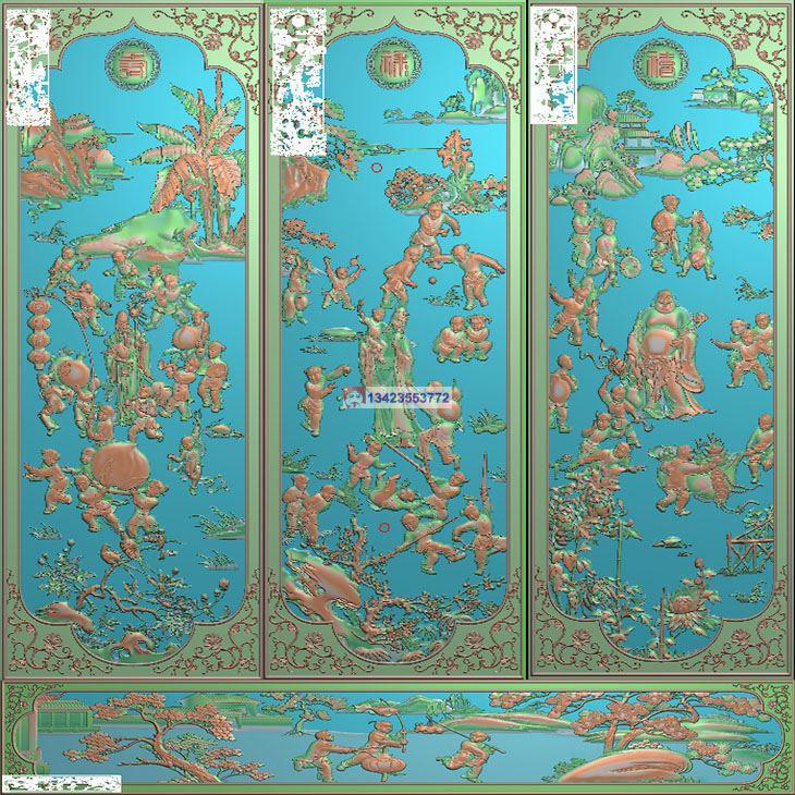 福禄寿百子顶箱柜Gradation Picture Gallery