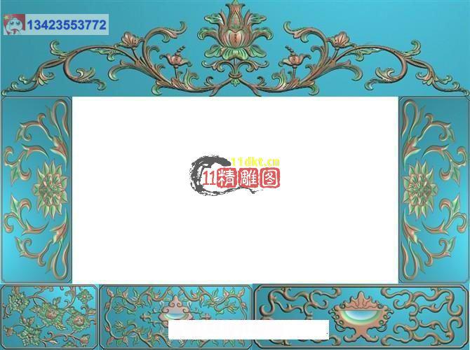 欧式床_精雕图