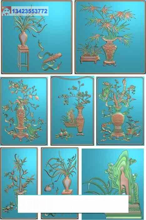 四季花_精雕图