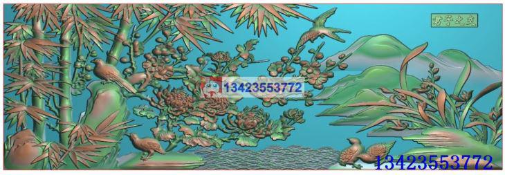 刀路图君子之交_大型石雕图没线条