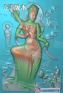 虚空藏  玉雕挂件